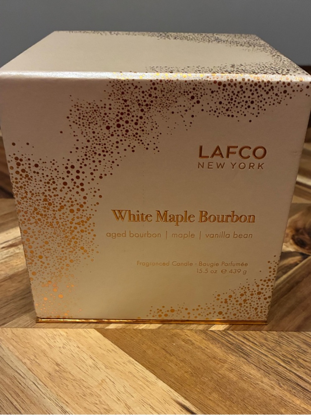 LAFCO White Maple Bourbon Candle